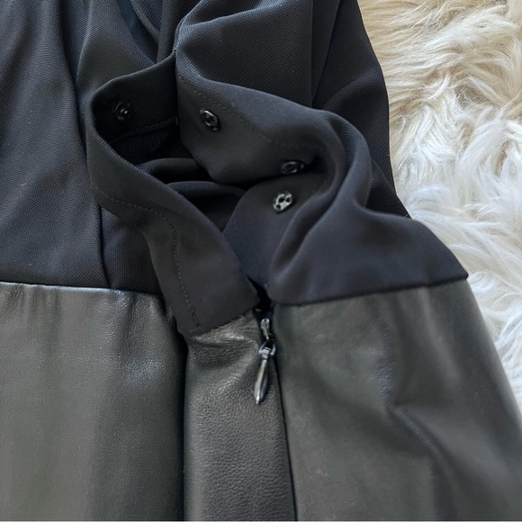 RAMY Brook Halter Neck Leather / Silk / Rayon Dress - Picture 9 of 14